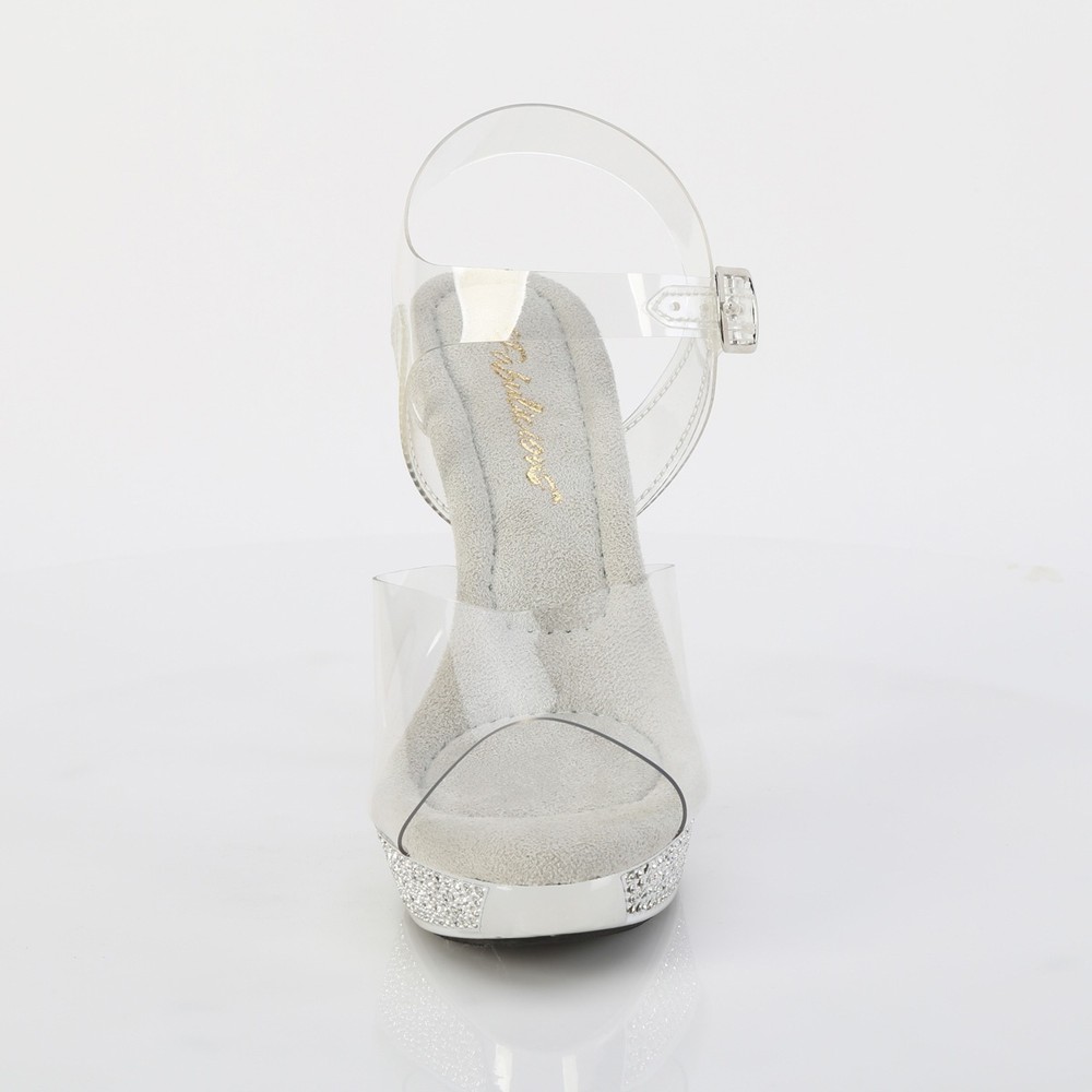 Fabulicious - ATHENA508 Ankle strap sandal - White